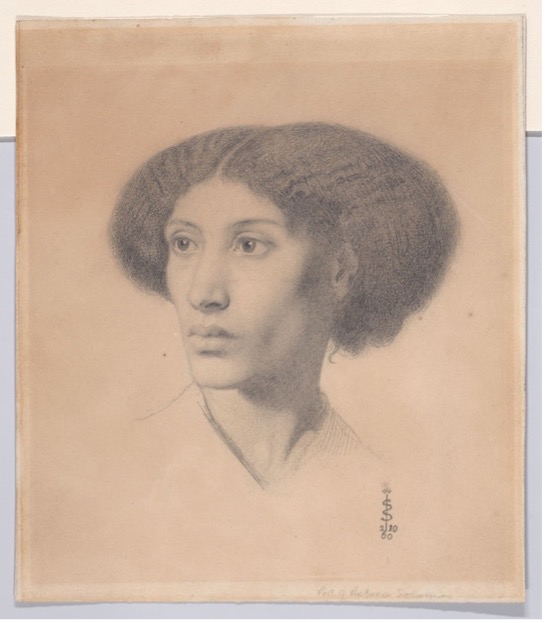 Simean Soloman, “Sketch of Fanny Eaton” (Jamaica, 1860)